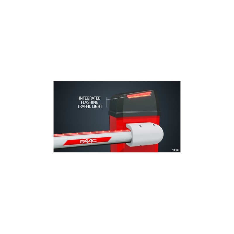 FAAC B614 6m Round Beam Barrier Kit (B614 6M RND KIT)