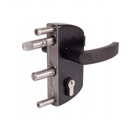 Locinox Surface Mounted Garden Gate Lock RAL 9005 [LAKZ40P1LVCAP]