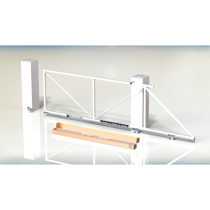 Cantilever Sliding Gate Kit – 4m Opening – Up to 325kg – S Series (E-BOXSE04)