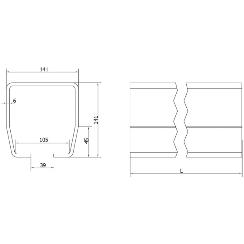 CAIS STAGE LZ3 CANTILEVER GATE TRACK