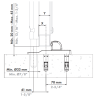 Locinox Electradrop Adjustable Ground Stop for Gates (SABO)