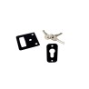 GATEMASTER Black LOCKING BOLT Gate Lock GLBB | GATEMASTER