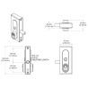 Gatemaster SUPERLOCK 2.0 Key Deadlock Bolt-On Gate Lock Double-Sided Key Access (BD)