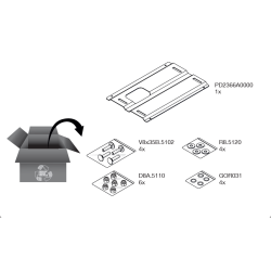 Nice Retrofit Kit 4 for Robus 600 (CBIPLERB6)