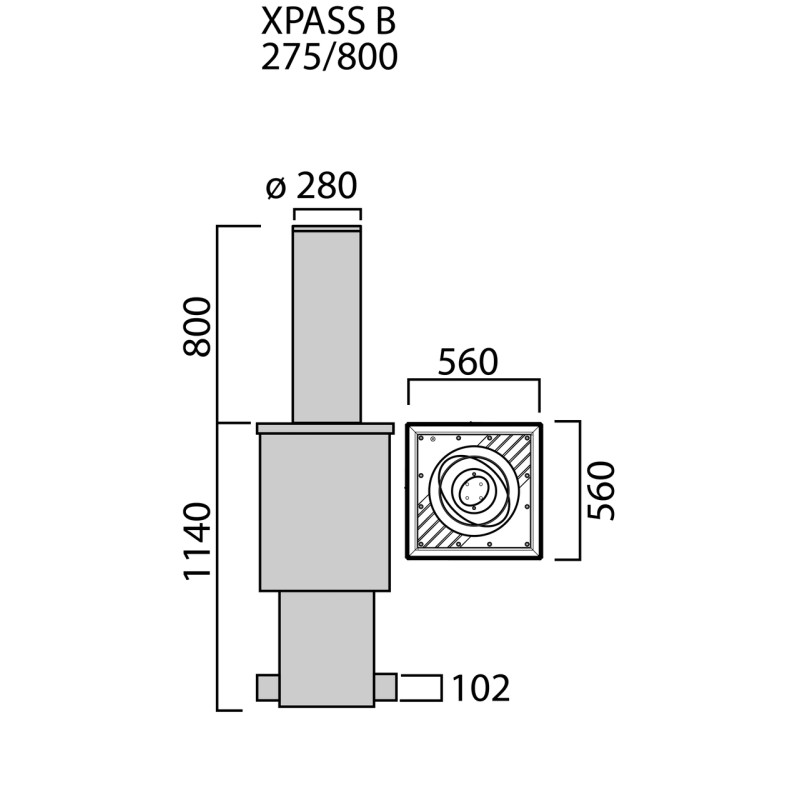 BFT XPASS 800 Automatic Road Blocker