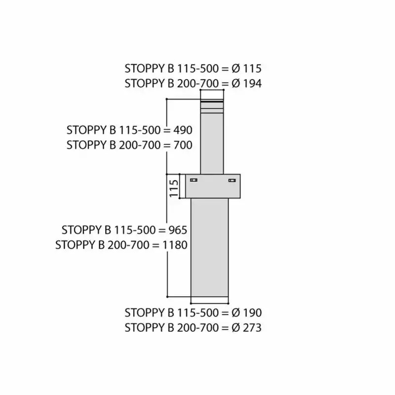 STOPPY AUTOMATIC RISING BOLLARD