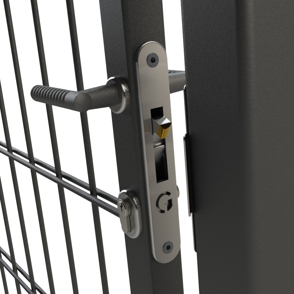 GATEMASTER ML4 MORTICE HOOK LOCK DUAL COVER ML4DC